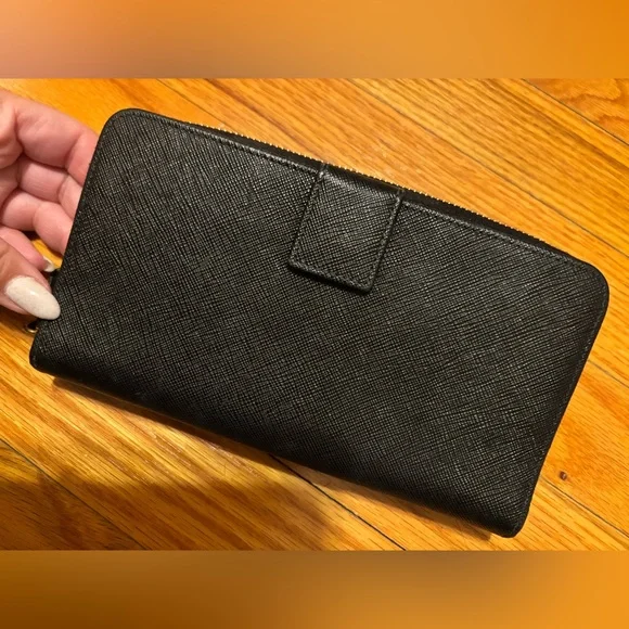 Authentic Black Prada Wallet
